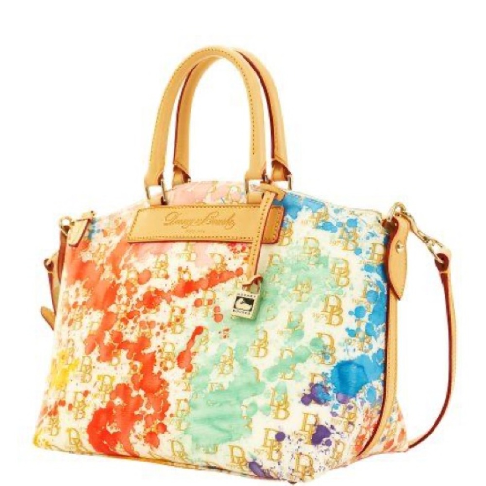 Dooney & Bourke Large Paint Splash Vanessa Tote